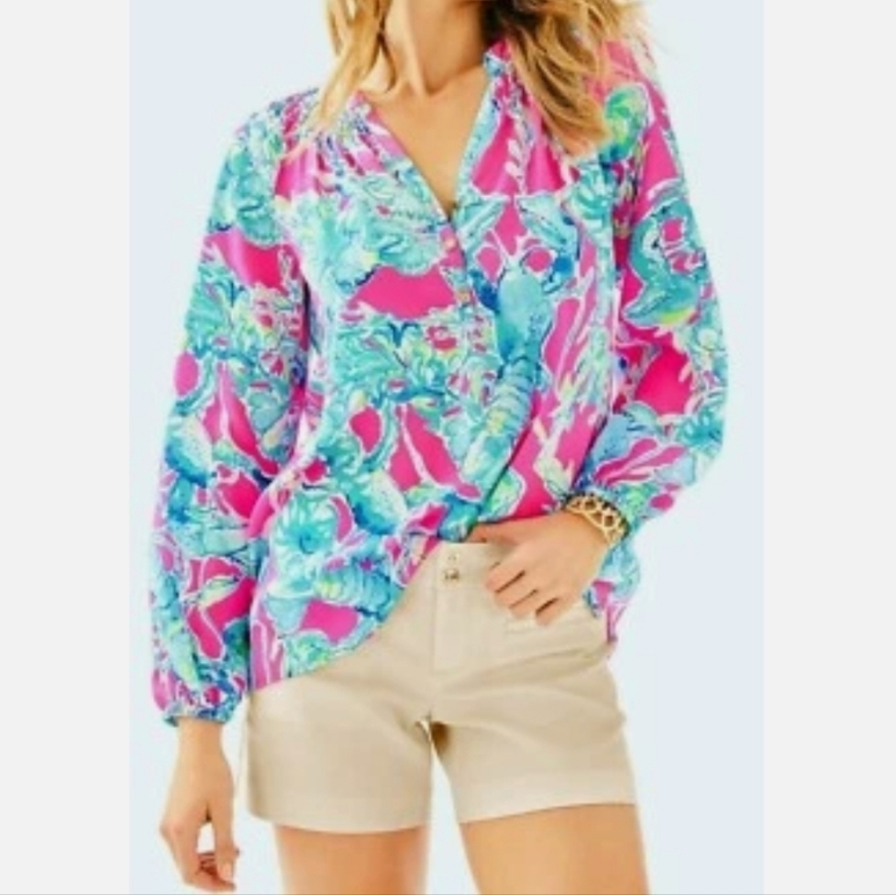 Lilly Pulitzer Joette Stretch Dinner Short Size 10